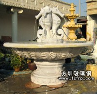 仿砂岩喷泉雕塑