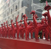 人物雕塑李小龙