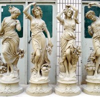 人物雕塑四季女神
