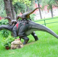 公园仿真恐龙雕塑